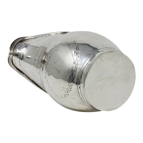 1801 Antique George III Era Sterling Silver Cream Jug Silversmith Stephen Adams I London Hallmarks