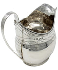 1801 Antique George III Era Sterling Silver Cream Jug Silversmith Stephen Adams I London Hallmarks