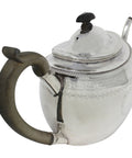 1802 Antique George III Era Large Sterling Silver Tea Pot Silversmiths Robert Hennell I & Samuel Hennell London Hallmarks