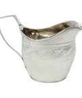 1802 Antique George III Era Sterling Silver Cream Jug London Hallmarks