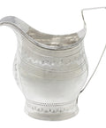 1802 Antique George III Era Sterling Silver Cream Jug Silversmiths Samuel Godbehere, Edward Wigan & James Boult London Hallmarks