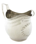1805 Antique George III Era Sterling Silver Cream Jug Silversmith George Burrows London Hallmarks