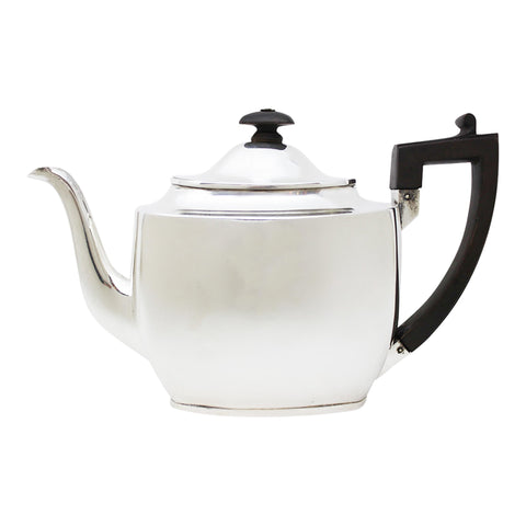 1806 Antique George III Era Sterling Silver Tea Pot Silversmith William Bennett London Hallmarks