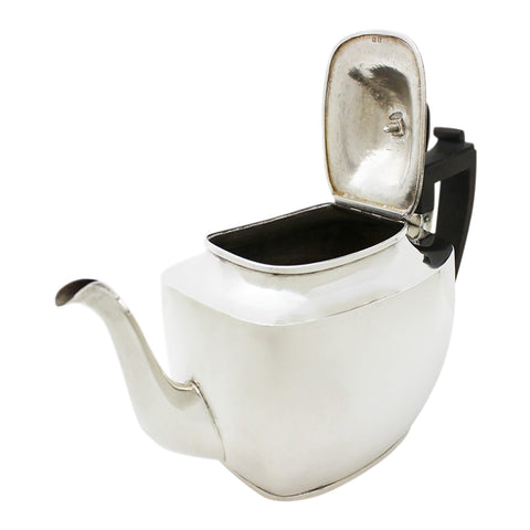 1806 Antique George III Era Sterling Silver Tea Pot Silversmith William Bennett London Hallmarks