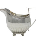 1808 Antique George III Era Large Sterling Silver Cream Jug Silversmith Thomas Watson Sheffield Hallmarks