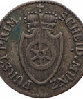 1808 BH 1 Kreuzer Confederation of the Rhine Coin Charles Theodore of Dalberg