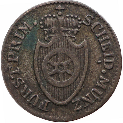 1808 BH 1 Kreuzer Confederation of the Rhine Coin Charles Theodore of Dalberg