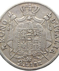 1809 M 2 Lire Italy Coin Napoleon Bonaparte Silver