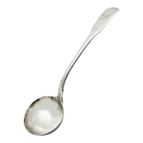 1811 Antique George III Era Sterling Silver Sauce Ladle Silversmith William Eley, William Fearn & William Chawner London Hallmarks