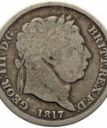 1817 Shilling George III United Kingdom Silver Coin