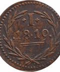 1819 1 Pfennig Free imperial city of Frankfurt Token Germany