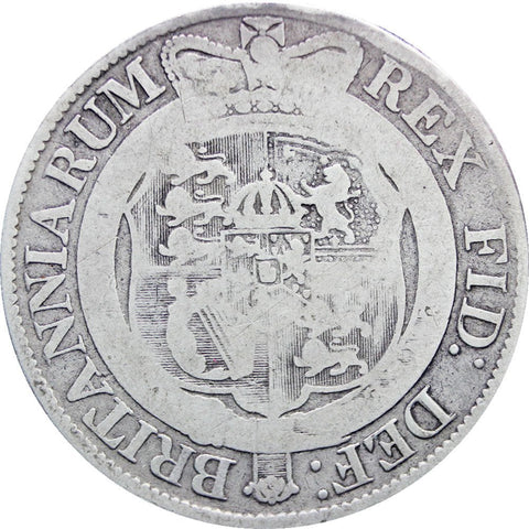 1819 Half Crown George III Silver Coin United Kingdom