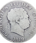 1819 Half Crown George III Silver Coin United Kingdom