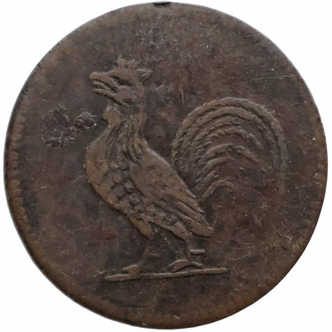 1822 1 Pfenning "Judenpfennig" city of Frankfurt Coin Germany