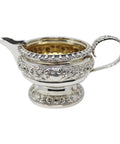 1822 Antique George IV Era Sterling Silver Cream Jug Silversmith William Ellerby London Hallmarks