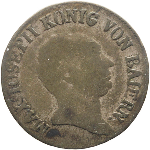 1823 6 Kreuzer Maximillian I Joseph Bavaria Germany State Coin