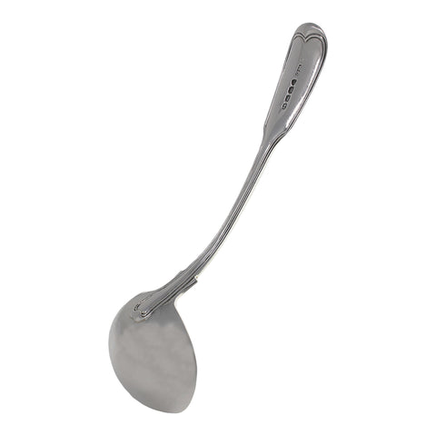 1826 Antique George IV Era Sterling Silver Sauce Ladle Silversmith William Chawner II London Hallmarks
