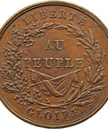 1830 The Three Glorious Days Louis - Philippe Commemorative Medal