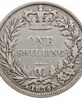 1834 One Shilling William IV Coin Great Britain