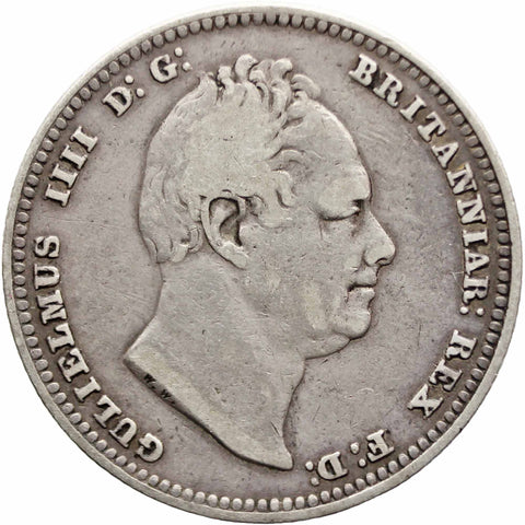 1834 One Shilling William IV Coin Great Britain