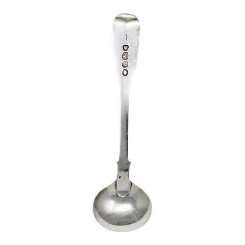 1834 Antique Sterling Silver Salt Mustard Spoon William IV Era