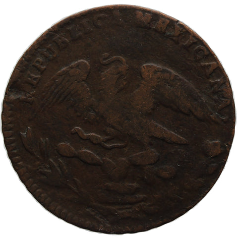 1836 Mo 1/4 Real Mexico Un Quarto / Una Quartilla Mexico City