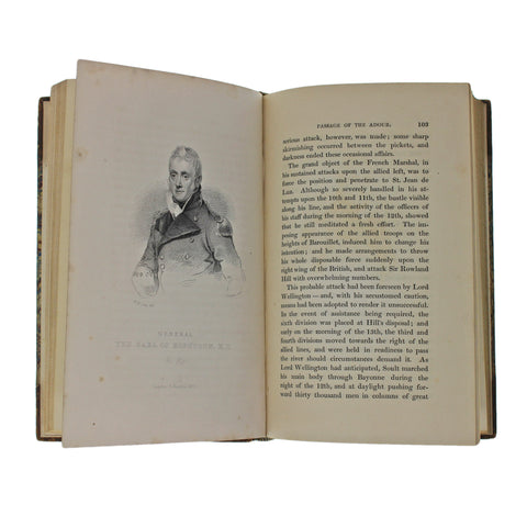 1839 Antique Book Victories Of The British Armies in 2 Vol Richard Bentley, London
