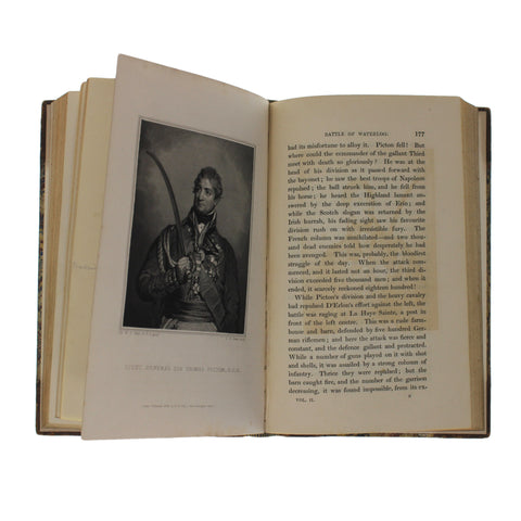 1839 Antique Book Victories Of The British Armies in 2 Vol Richard Bentley, London