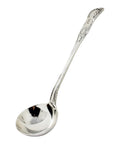 1842 Antique Victorian Era Kings Pattern Sterling Silver Sauce Ladle George William Adams London Hallmarks