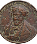 1844 Vicomte de Chateaubriand Commemorative Medal France