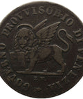 1848 15 Centesimi Republic of Venice Coin Italy