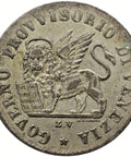 1848 15 Centesimi Venice Coin Italy