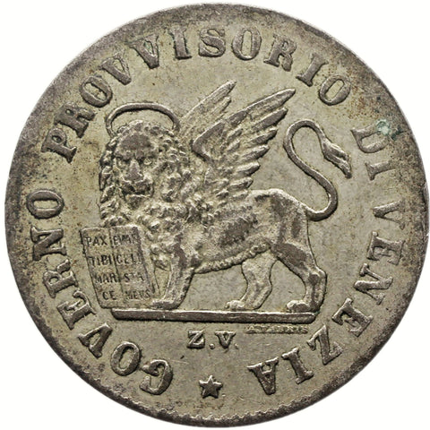 1848 15 Centesimi Venice Coin Italy