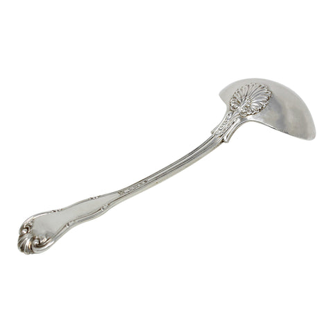 1849 Antique Victorian Era Kings Pattern Sterling Silver Sauce Ladle Silversmith H J Lias & Son (Henry John Lias & Henry John Lias) London Hallmarks