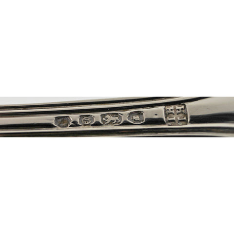 1849 Antique Victorian Era Kings Pattern Sterling Silver Sauce Ladle Silversmith H J Lias & Son (Henry John Lias & Henry John Lias) London Hallmarks