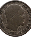 1854 FF 4 Skilling Rigsmønt Frederik VII Denmark Coin
