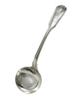 1856 Antique Victorian Era Kings Pattern Sterling Silver Sauce Ladle London Hallmarks