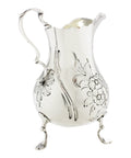 1857 Antique Victorian Era Sterling Silver Cream Jug Silversmith Francis Higgins II London Hallmarks
