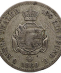 1860 B ⅙ Thaler Kingdom of Saxony Coin John I