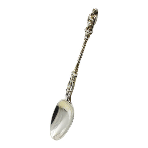 1863 Antique Victorian Era Apostle Set Six Tea Spoons Silversmith H J Lias & Son (Henry John Lias & Henry John Lias) London Hallmarks