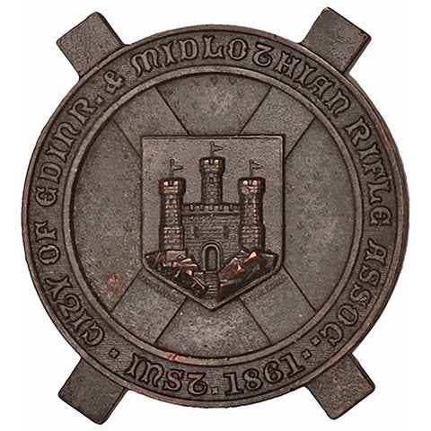 1863 Edinburgh & Midlothian Rifle Association Medal Caledonian Challenge Shield