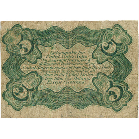 1863 United States 5 Cents Fractional Currency