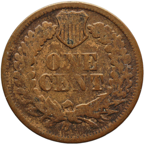 1865 One Cent United States Coin Indian Head