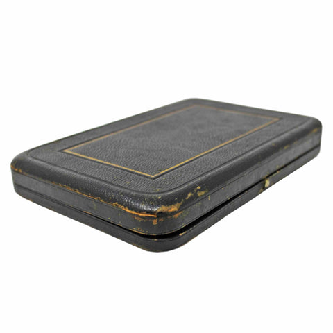 1872 Antique Victorian Era Cutlery Set with Original Case Silversmith Jehoiada Alsop Rhodes Sheffield Hallmarks