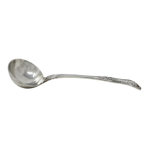 1872 Antique Victorian Era Kings Pattern Sterling Silver Sauce Ladle Silversmith George Aldwinckle London Hallmarks