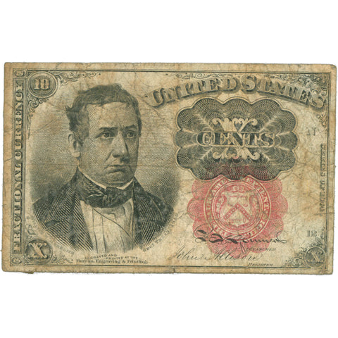 1874 United States 10 Cents Fractional Currency Note – Fifth Issue