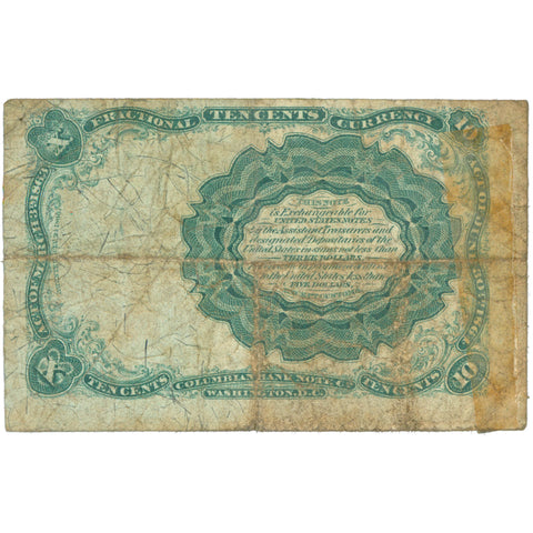 1874 United States 10 Cents Fractional Currency Note – Fifth Issue