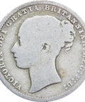 1875 Shilling Queen Victoria Great Britain Silver Coin