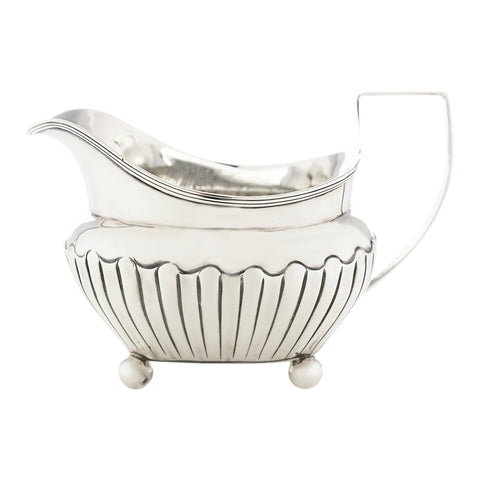 1877 Antique Victorian Era Sterling Silver Cream Jug London Hallmarks