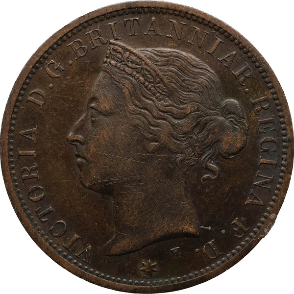 1877 H 1⁄12 Shilling Jersey Queen Victoria Coin